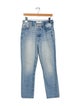 Mother Mid-Rise Straight Leg Jeans