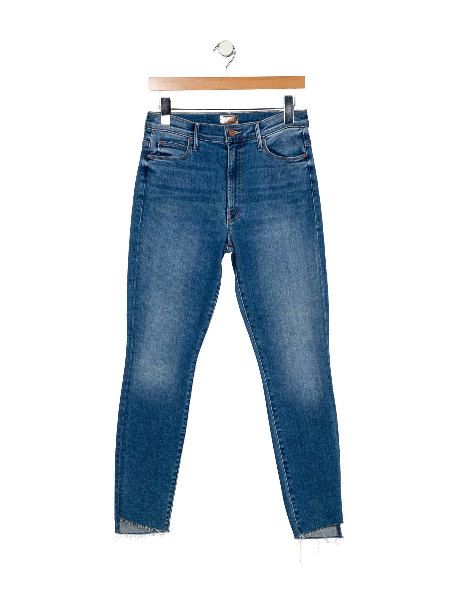 Mother Mid-Rise Skinny Leg Jeans