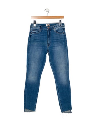 Mother Mid-Rise Skinny Leg Jeans