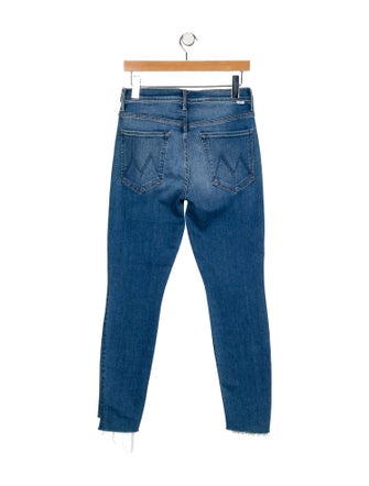 Mother Mid-Rise Skinny Leg Jeans