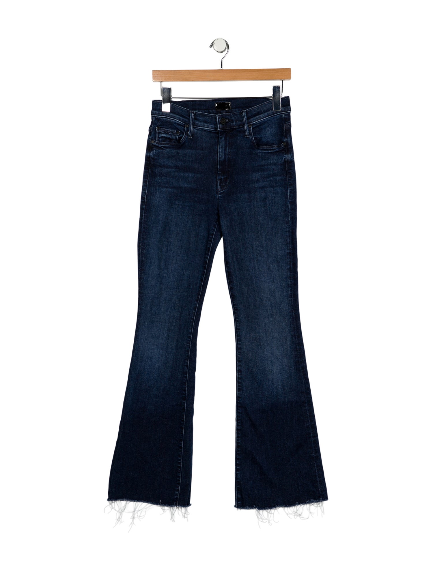 Mother Mid-Rise Wide Leg Jeans