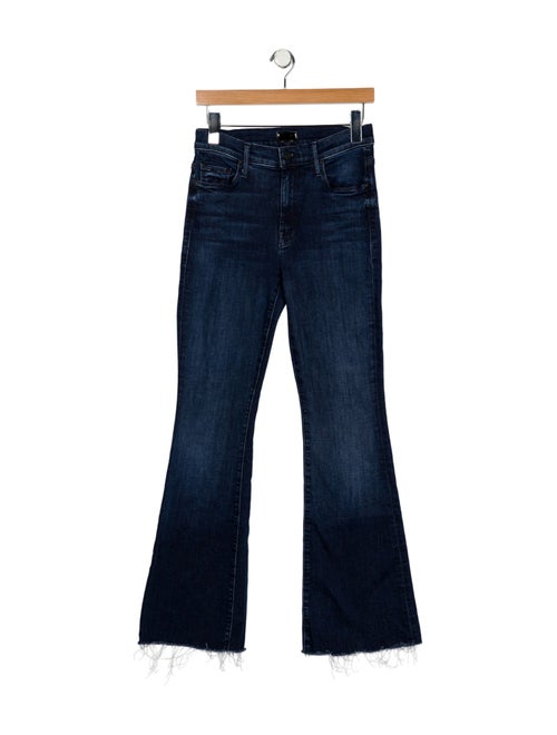 Mother Mid-Rise Wide Leg Jeans