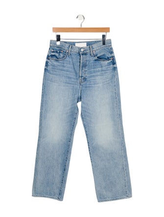 Mother High-Rise Wide Leg Jeans