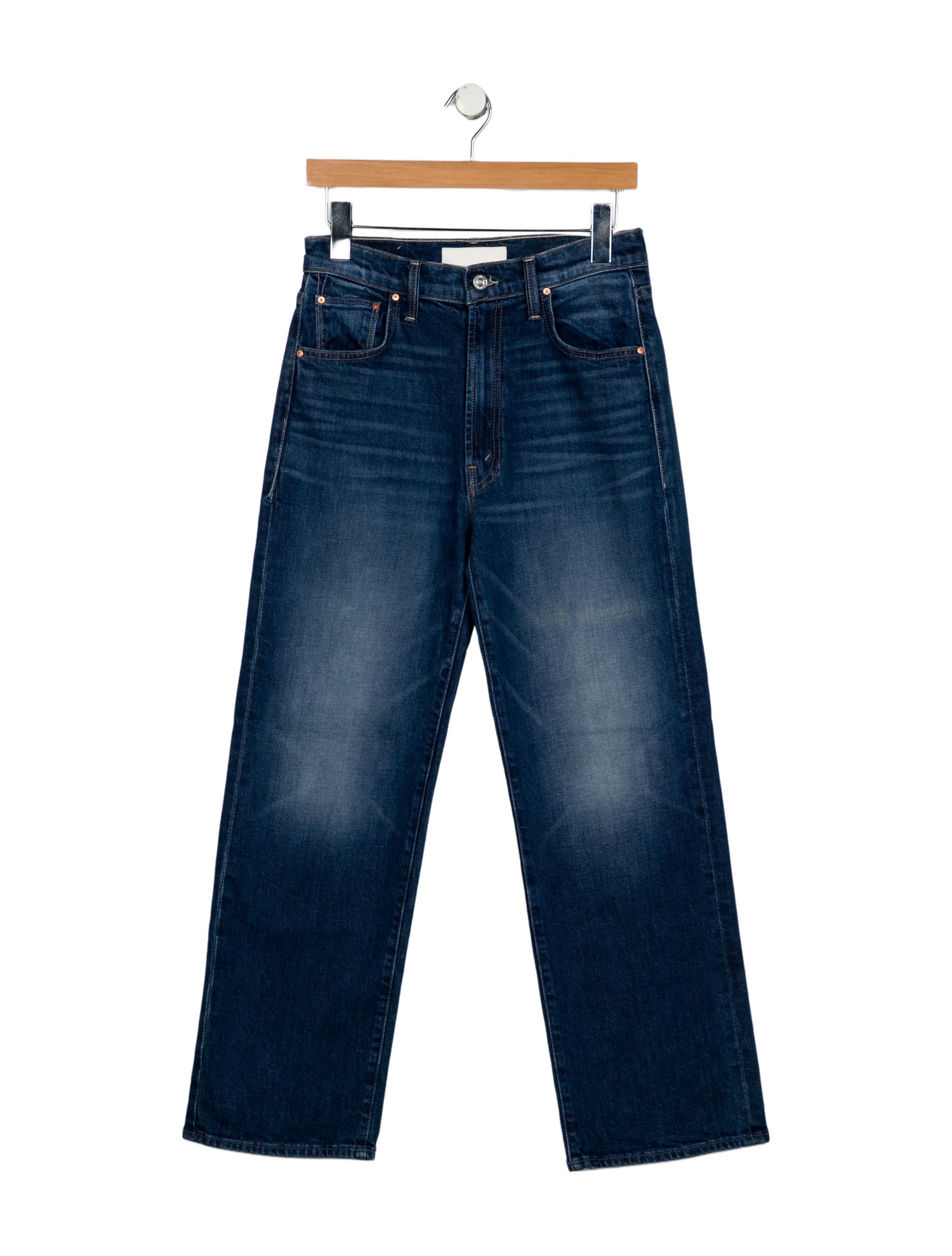Mother High-Rise Straight Leg Jeans