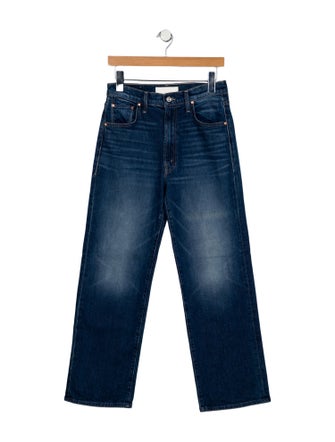Mother High-Rise Straight Leg Jeans