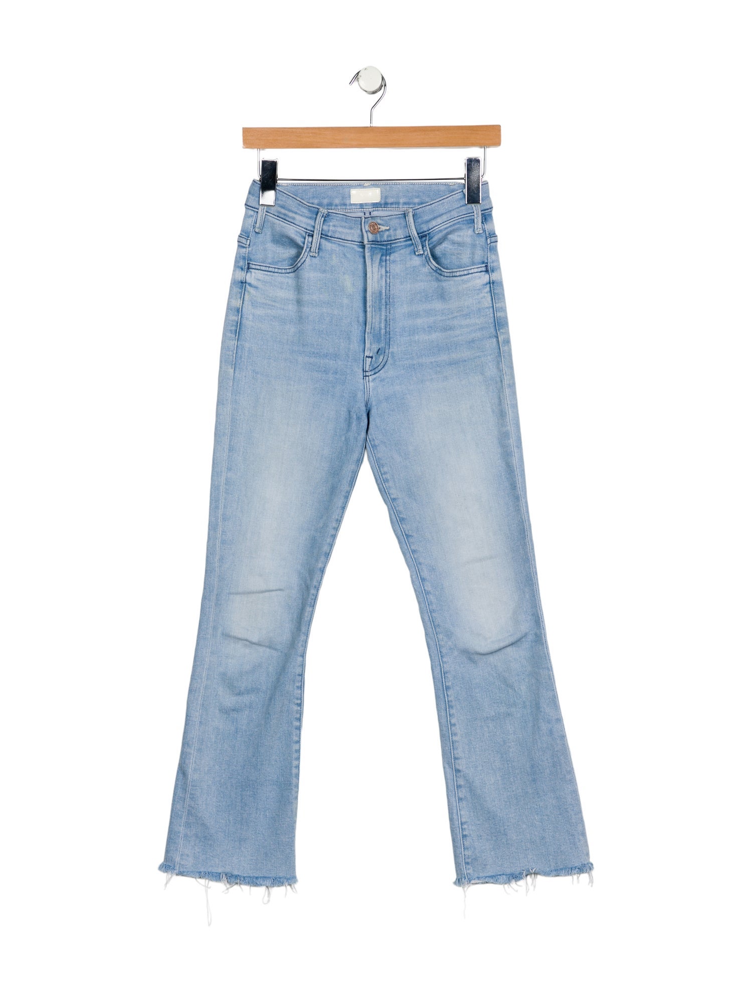 Mother Mid-Rise Straight Leg Jeans