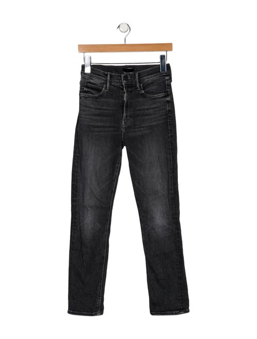 Mother Mid-Rise Straight Leg Jeans