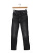 Mother Mid-Rise Straight Leg Jeans