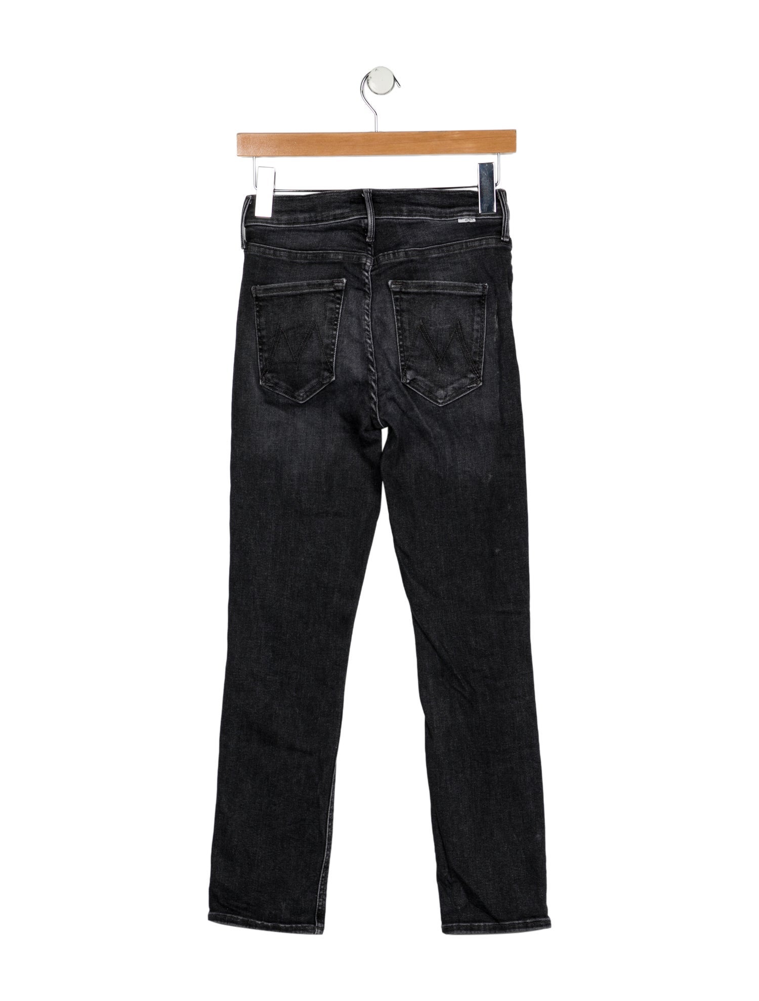 Mother Mid-Rise Straight Leg Jeans