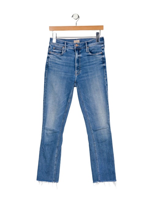 Mother Mid-Rise Straight Leg Jeans