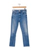 Mother Mid-Rise Straight Leg Jeans