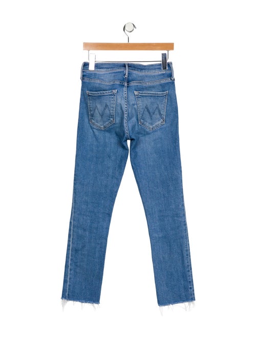 Mother Mid-Rise Straight Leg Jeans