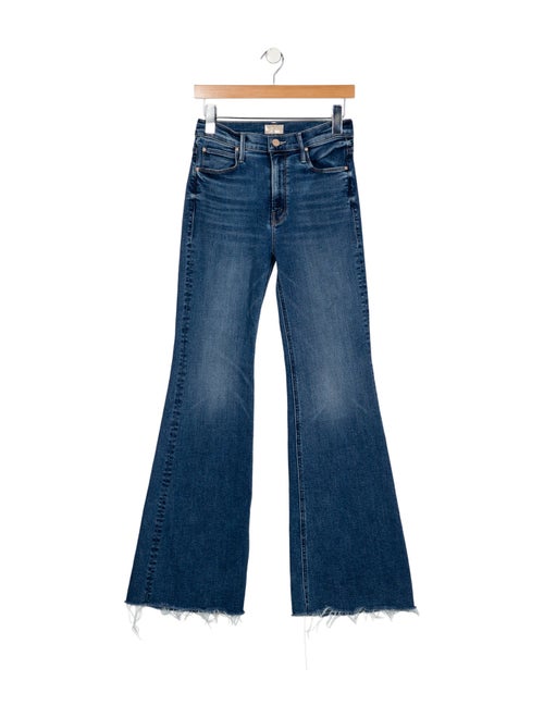 Mother Mid-Rise Wide Leg Jeans