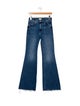 Mother Mid-Rise Wide Leg Jeans