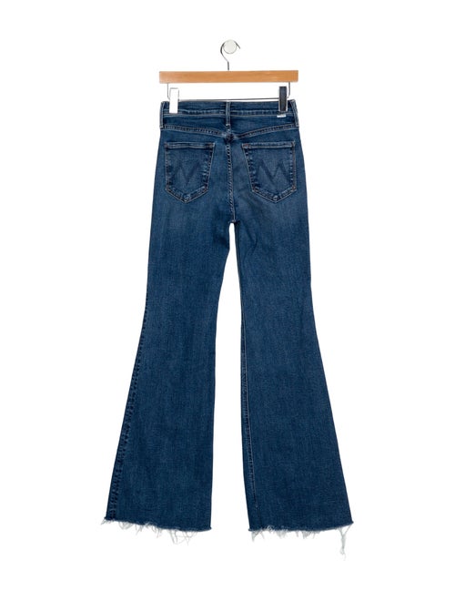 Mother Mid-Rise Wide Leg Jeans
