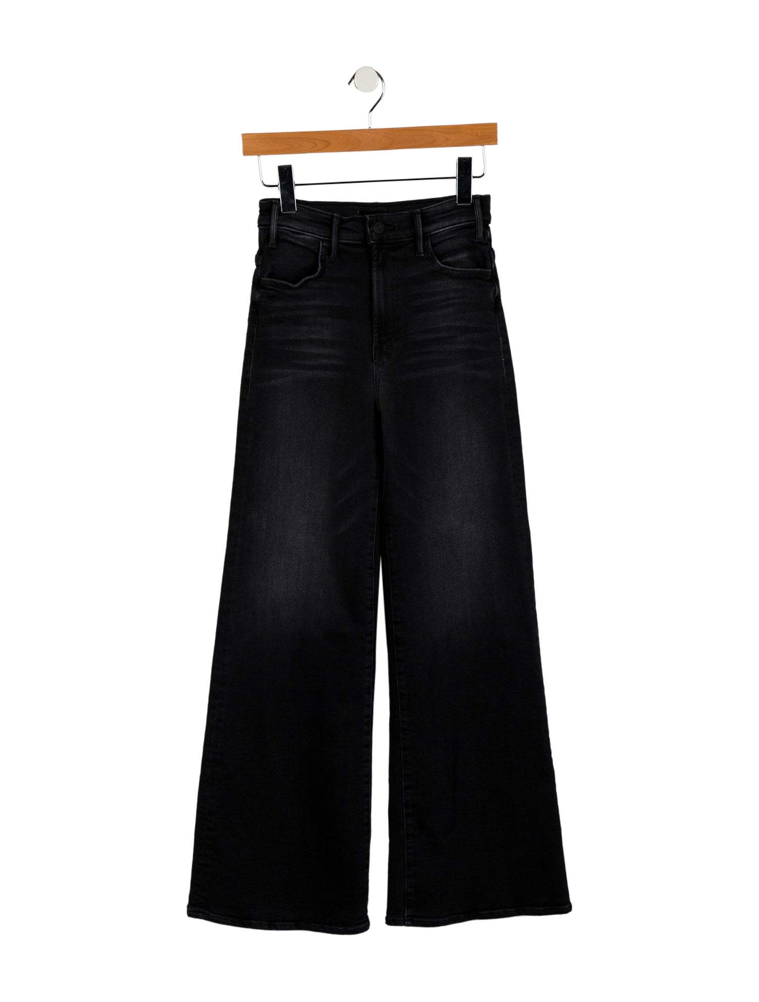 Mother Mid-Rise Wide Leg Jeans