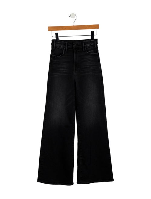 Mother Mid-Rise Wide Leg Jeans