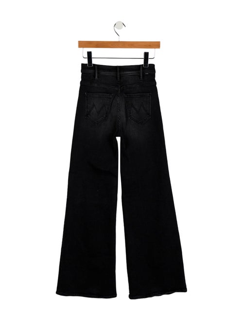 Mother Mid-Rise Wide Leg Jeans