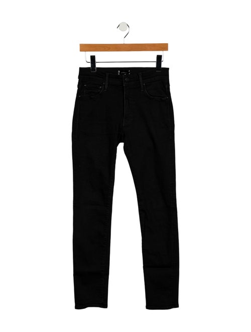 Mother Mid-Rise Straight Leg Jeans