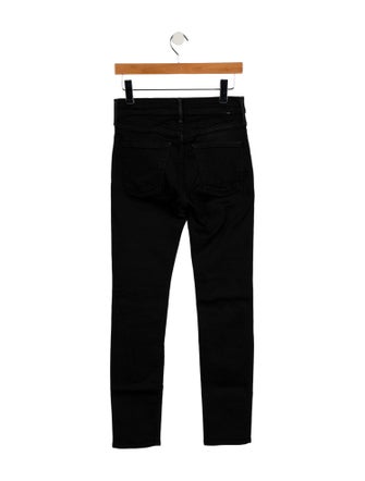 Mother Mid-Rise Straight Leg Jeans