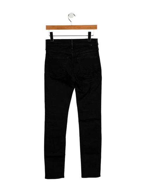 Mother Mid-Rise Straight Leg Jeans