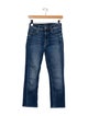 Mother Mid-Rise Straight Leg Jeans