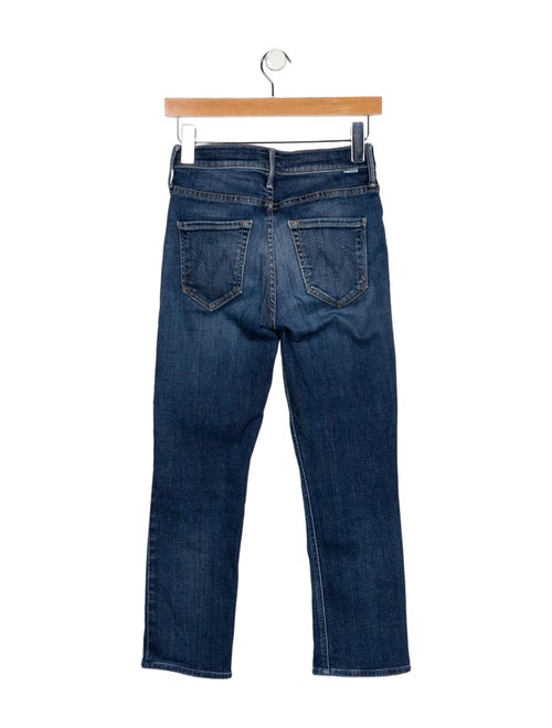 Mother Mid-Rise Straight Leg Jeans