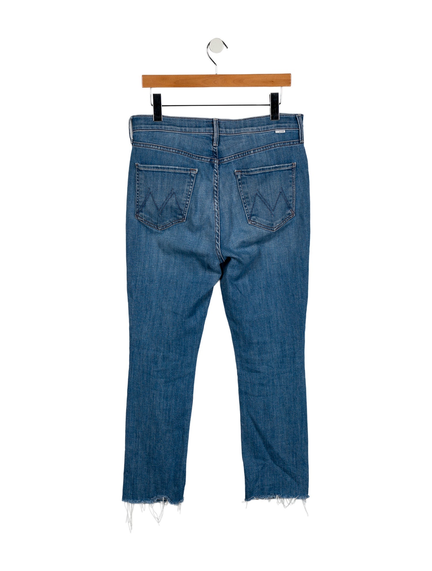 Mother Mid-Rise Straight Leg Jeans