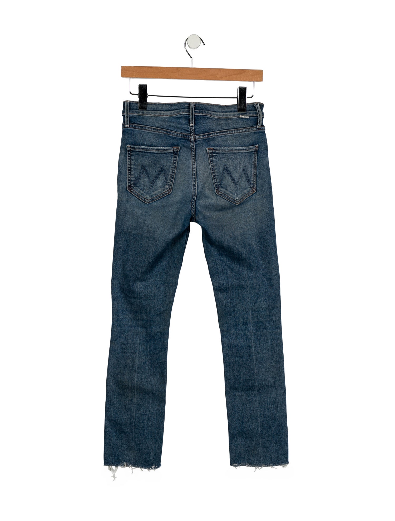 Mother Mid-Rise Straight Leg Jeans
