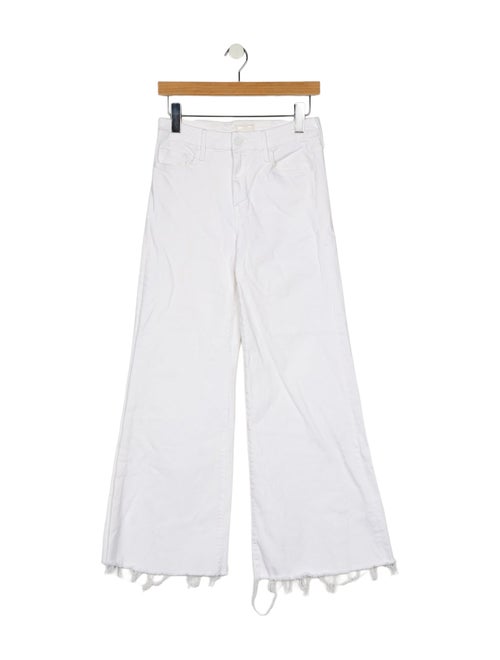 Mother Mid-Rise Wide Leg Jeans