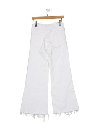 Mother Mid-Rise Wide Leg Jeans