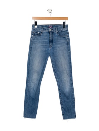 Mother Mid-Rise Skinny Leg Jeans
