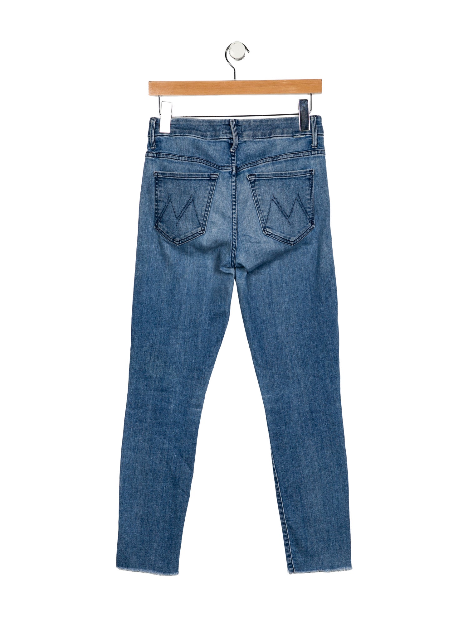 Mother Mid-Rise Skinny Leg Jeans