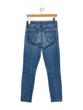 Mother Mid-Rise Skinny Leg Jeans