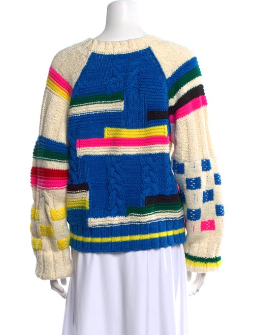 Mother Striped Crew Neck Sweater