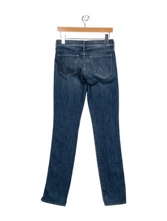 Mother Mid-Rise Straight Leg Jeans