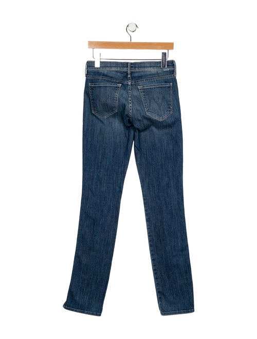 Mother Mid-Rise Straight Leg Jeans