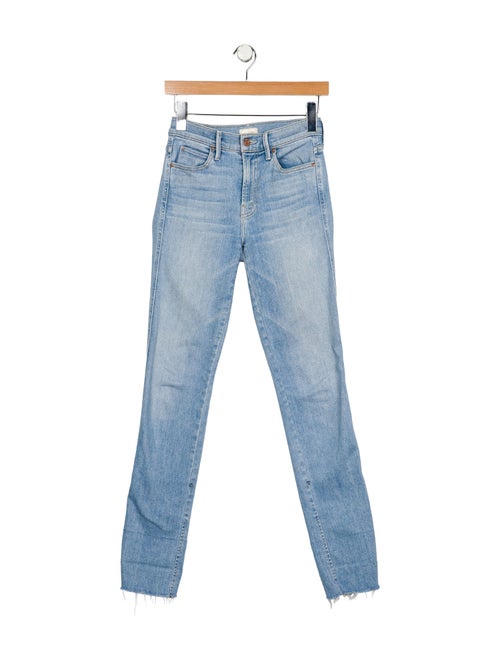 Mother Mid-Rise Straight Leg Jeans