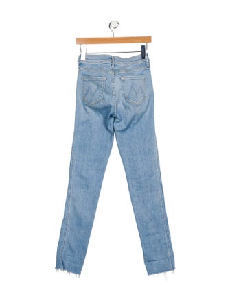 Mother Mid-Rise Straight Leg Jeans