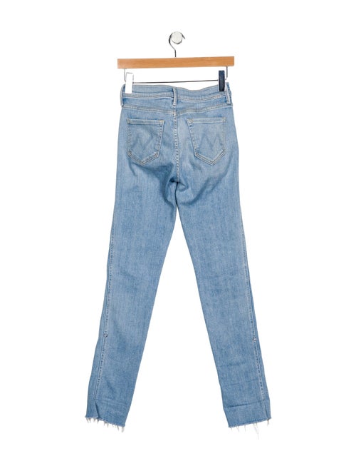 Mother Mid-Rise Straight Leg Jeans
