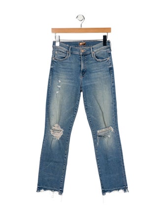 Mother High-Rise Straight Leg Jeans