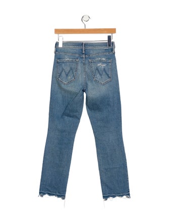 Mother High-Rise Straight Leg Jeans