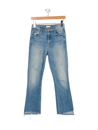 Mother Mid-Rise Straight Leg Jeans