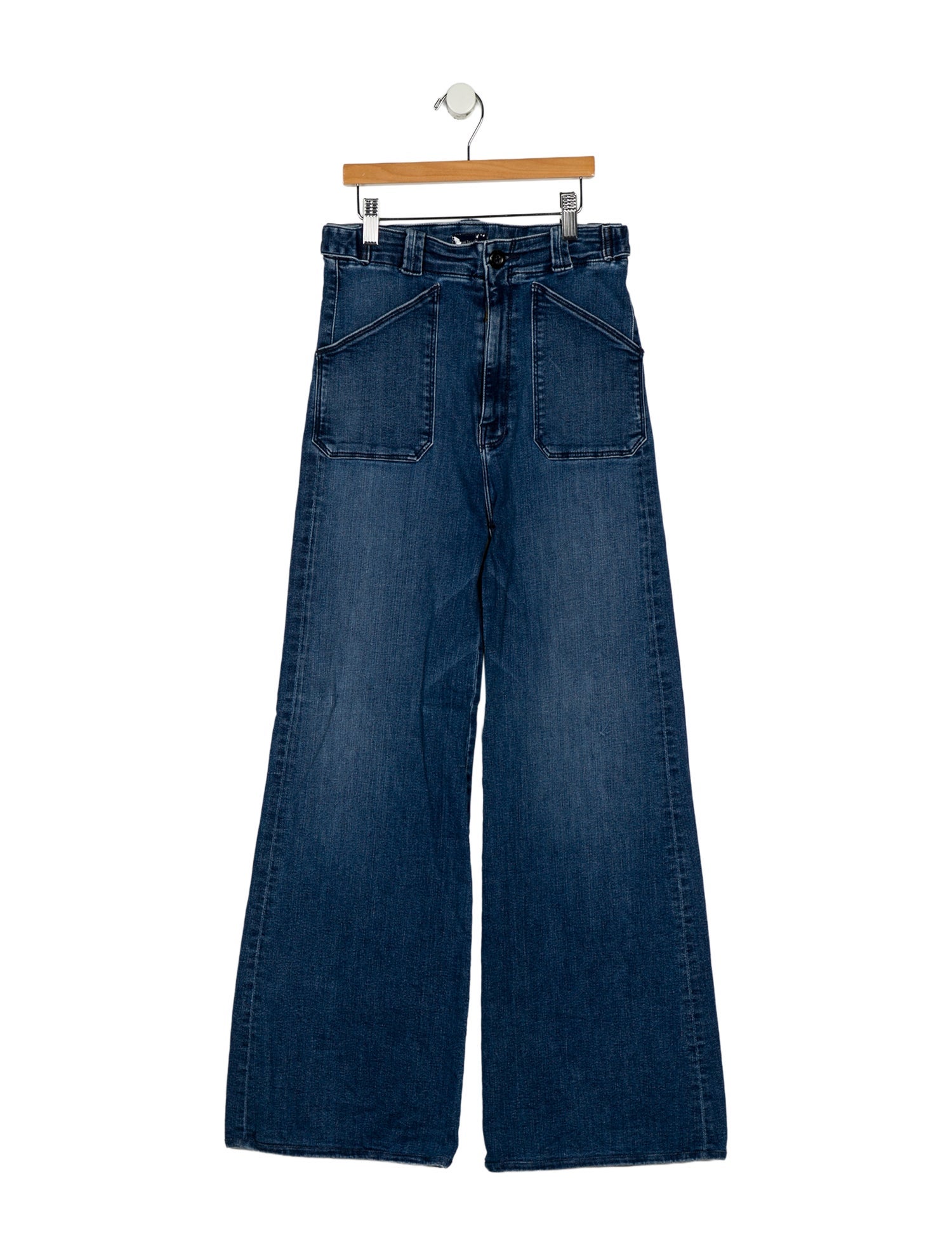 Mother High-Rise Wide Leg Jeans