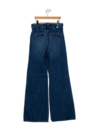 Mother High-Rise Wide Leg Jeans