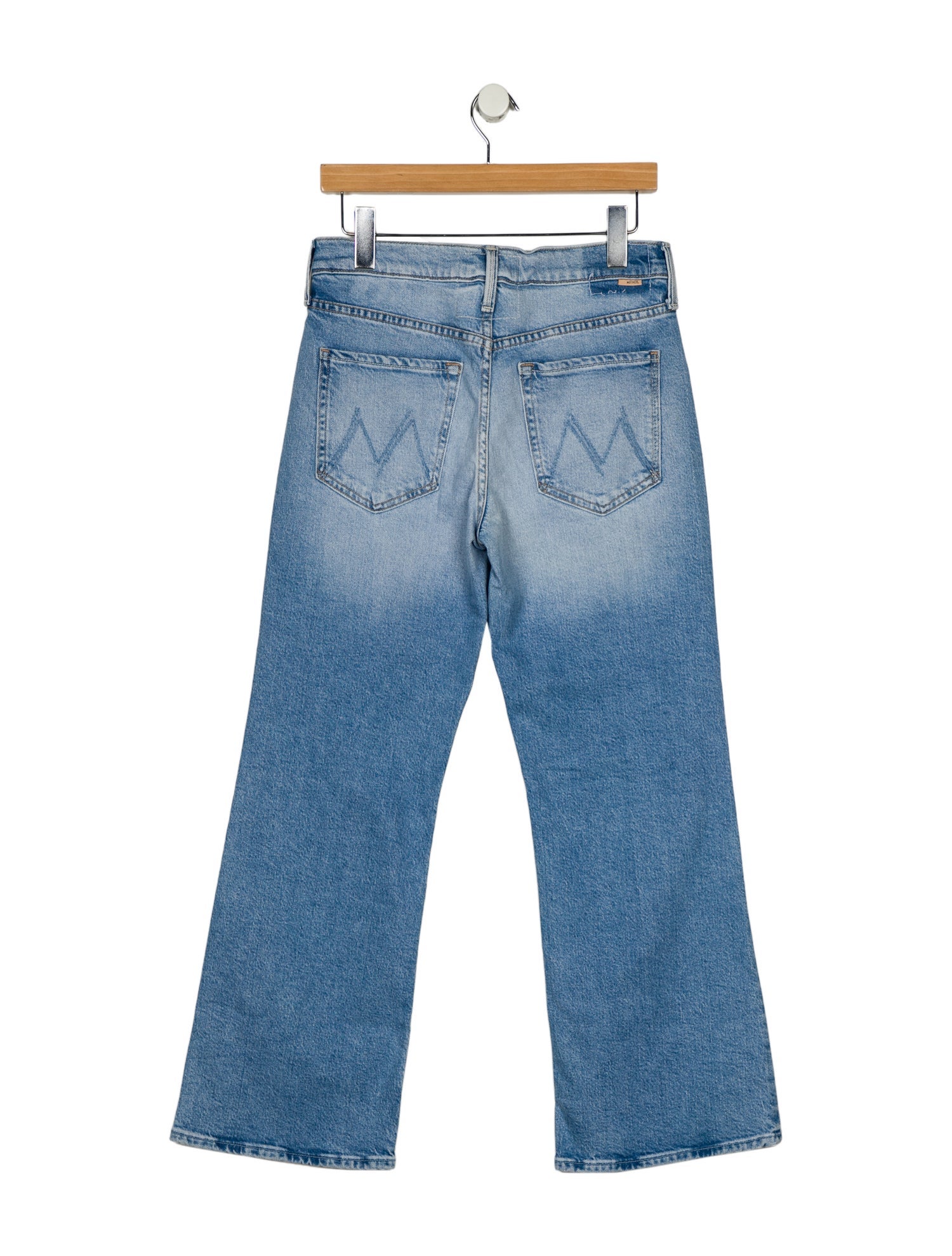 Mother Mid-Rise Wide Leg Jeans