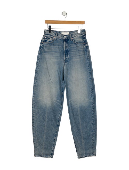 Mother High-Rise Straight Leg Jeans