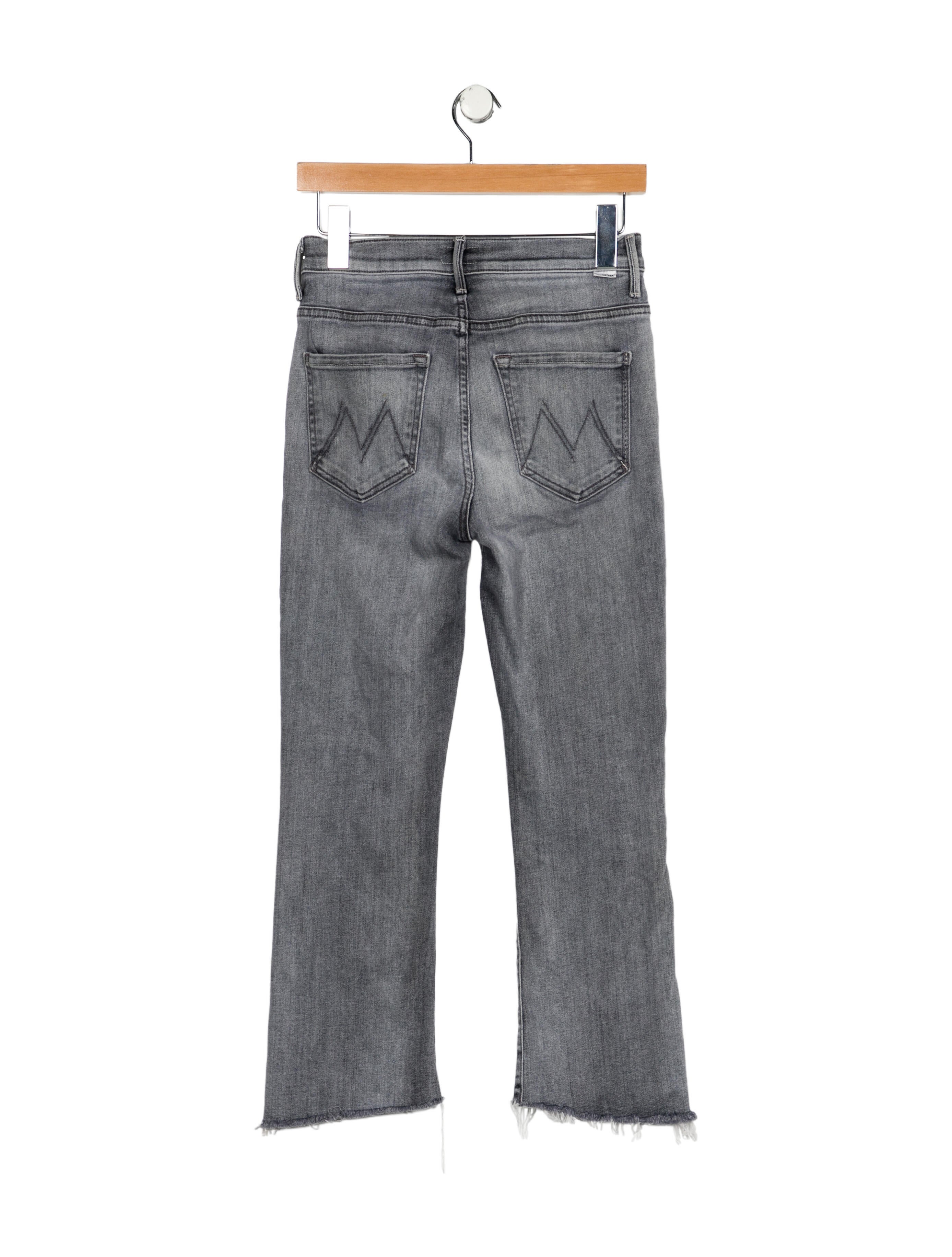 Mother Mid-Rise Straight Leg Jeans