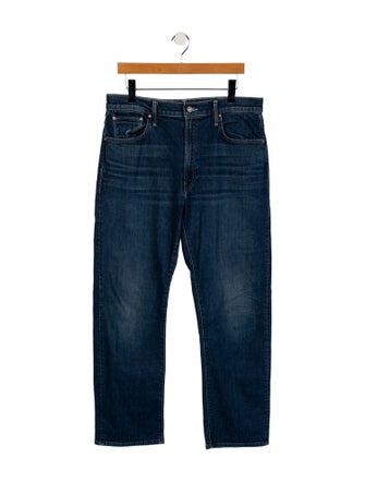 Mother High-Rise Straight Leg Jeans