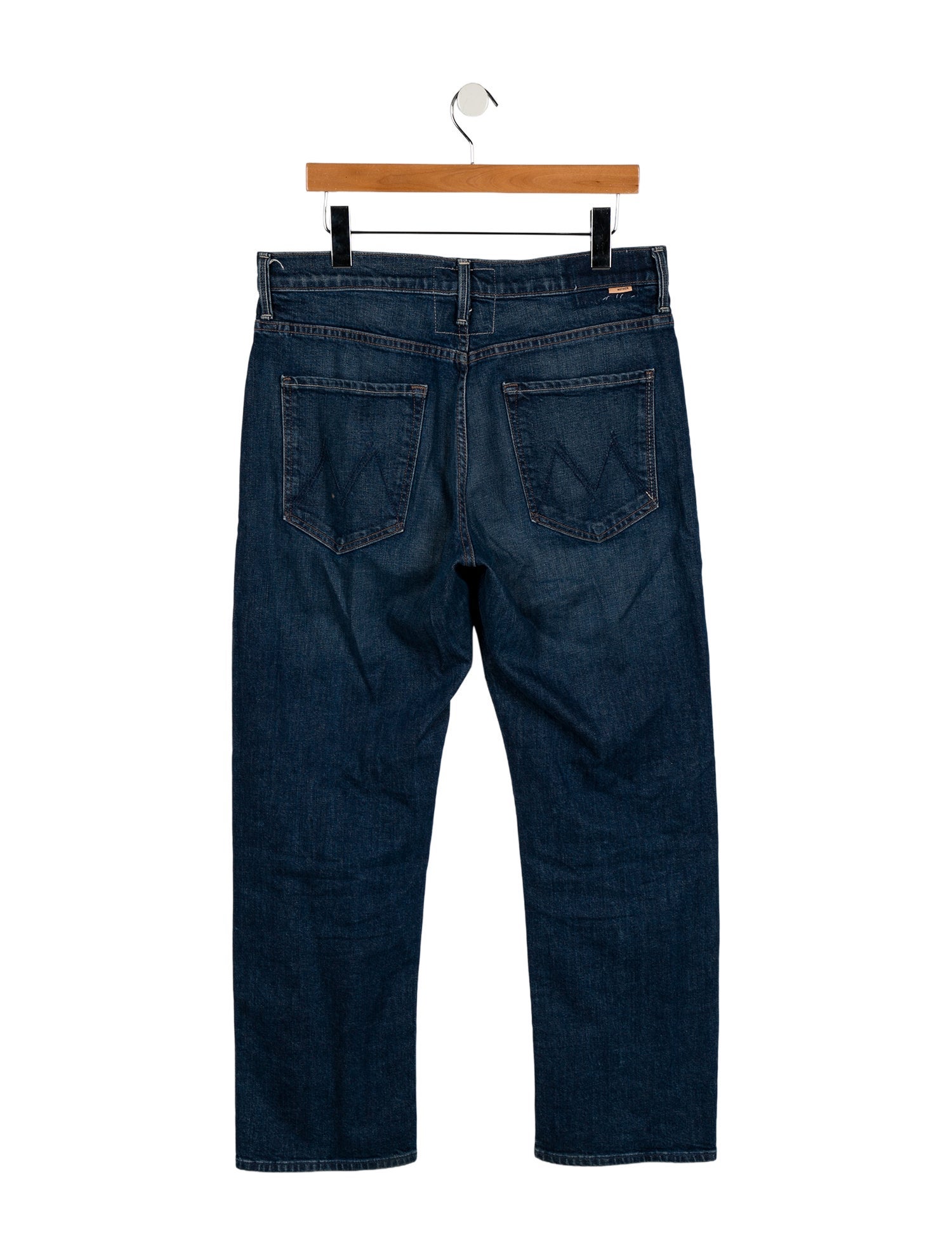 Mother High-Rise Straight Leg Jeans